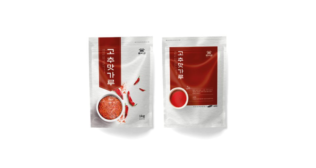 고춧가루 패키지디자인,package design